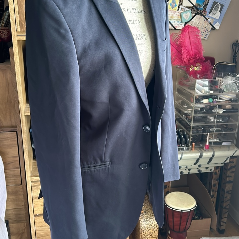 Navy R R Orsini Blazer - 40R - Picture 2 of 8